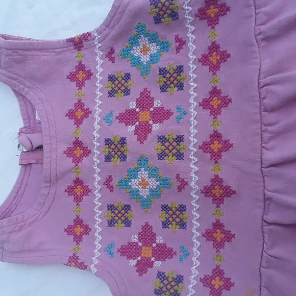 Disney Embroidered Girls Dress 5/6 - Picture 3 of 10